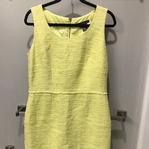 Per se Citron sleeveless summer tweed-like texture dress - Picture 2 of 13